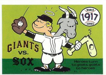 1970 Fleer World Series 014      1917 White Sox/Giants